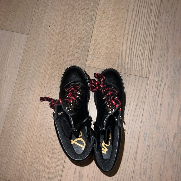 Sam Edelman SadeStaxked heel combat boot size 7 - Picture 6 of 9